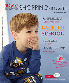 Shopping intern - Magazin der Westfield SCS Cover August 22