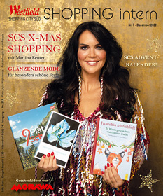 Cover Shopping intern - Westfield SCS - Weihnachten 2023 mit Martina Reuter.